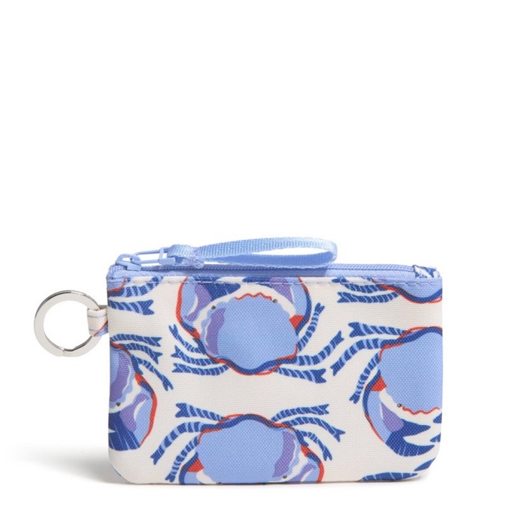Lilly Pulitzer Blue Crab Print Coin Purse New with Tags
